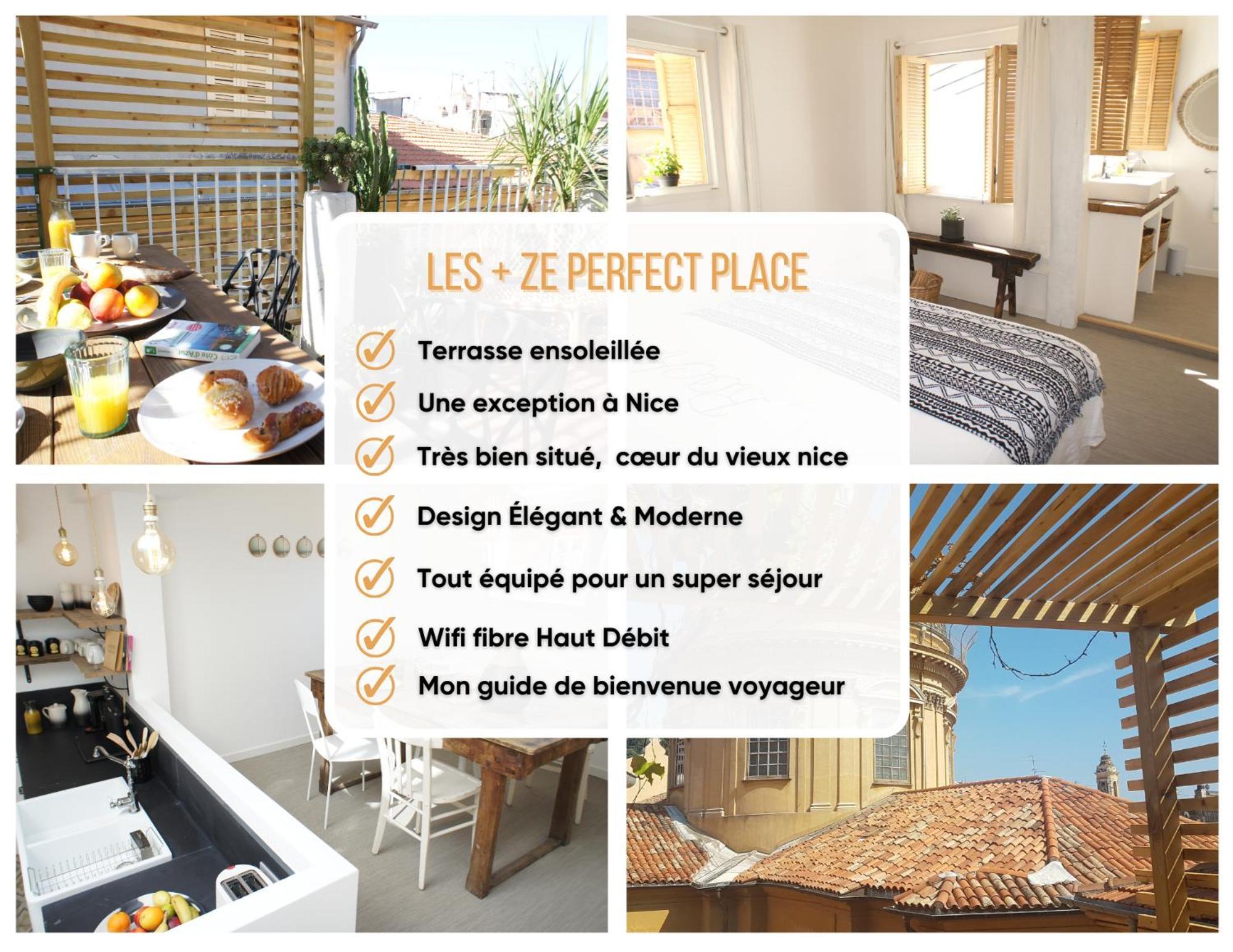 Ze Perfect Place - Vieux Nice - Exceptionnel Appartement - Calme Et Terrasse Avec Vues Exteriör bild